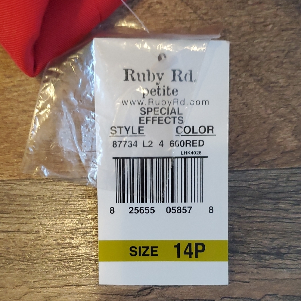 Ruby Rd. Womens Red Jacket - Picture 2 of 6